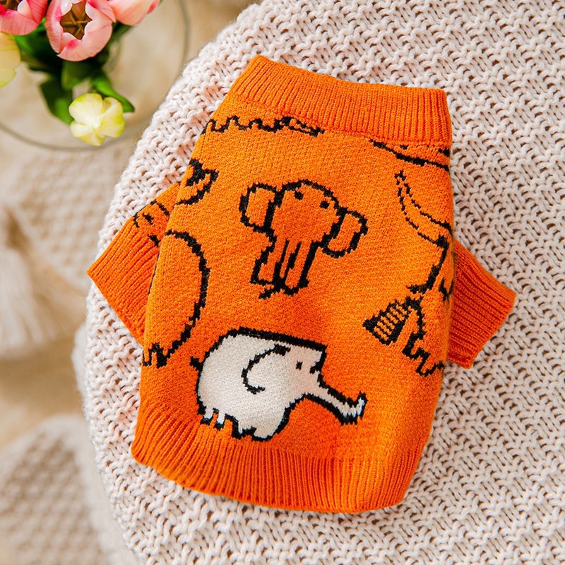 HKM-0205373 Cozy Knit Sweater for Autumn and Winter - Universal Fit for Dogs