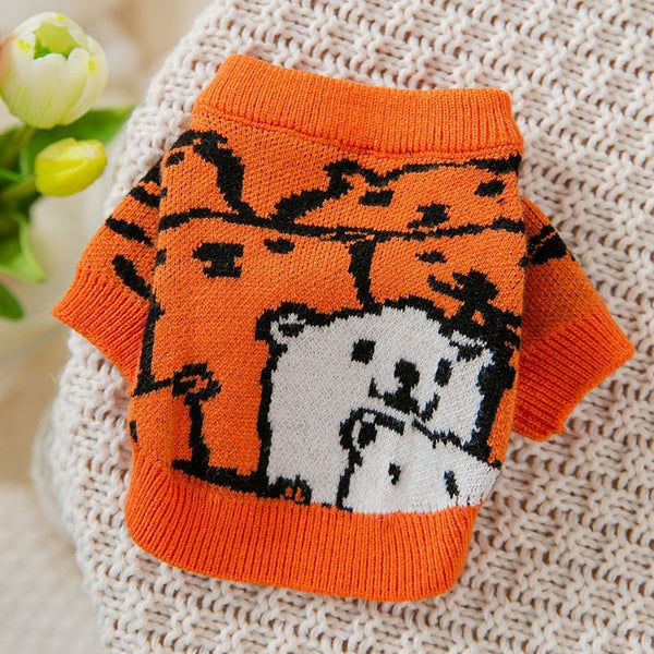 HKM-0205373 Cozy Knit Sweater for Autumn and Winter - Universal Fit for Dogs