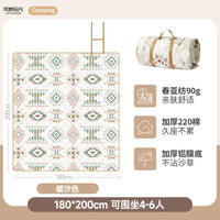 HKM-020563 Versatile Large Waterproof Green Oxford Cloth Mat for Outdoor Activities, Hiking, and Picnics