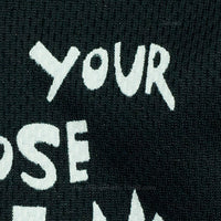HKM-0205757 Black Printed Mesh Tee for Dogs - Sniff With Me Design, XS to L Sizes Available