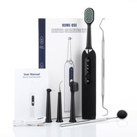 HKM-020627 Portable 3-Gear Oral Cleaning Tool with Ultrasonic Vibration and Four Cleaning Heads