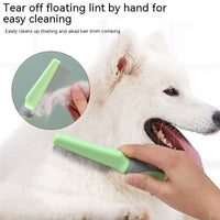 HKM-0208957 Metal and TPR Pet Dog Hair Removal Comb with Thin and Dense Teeth