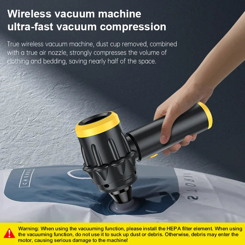 HKM-020947 Cordless Handheld Car Vacuum Cleaner with Strong Suction and Auto Vacuum Function