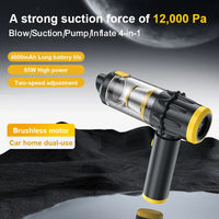 HKM-020947 Cordless Handheld Car Vacuum Cleaner with Strong Suction and Auto Vacuum Function