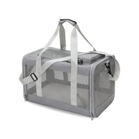 HKM-0209597 Foldable Lightweight Breathable Cat Carrier Bag with Canvas Material