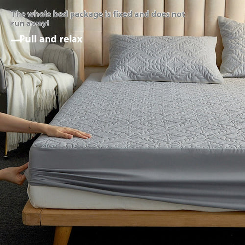 HKM-021011 Quilted Universal Fitted Sheet for Four Seasons - Various Sizes Available