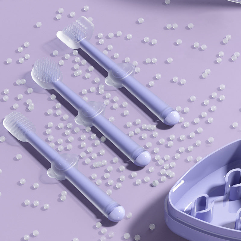 HKM-0210621 Pet Toothbrush for Cats and Dogs - Silica Gel Brush for Dental Care, Fresh Breath, and Tartar Control