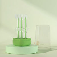 HKM-0210621 Pet Toothbrush for Cats and Dogs - Silica Gel Brush for Dental Care, Fresh Breath, and Tartar Control