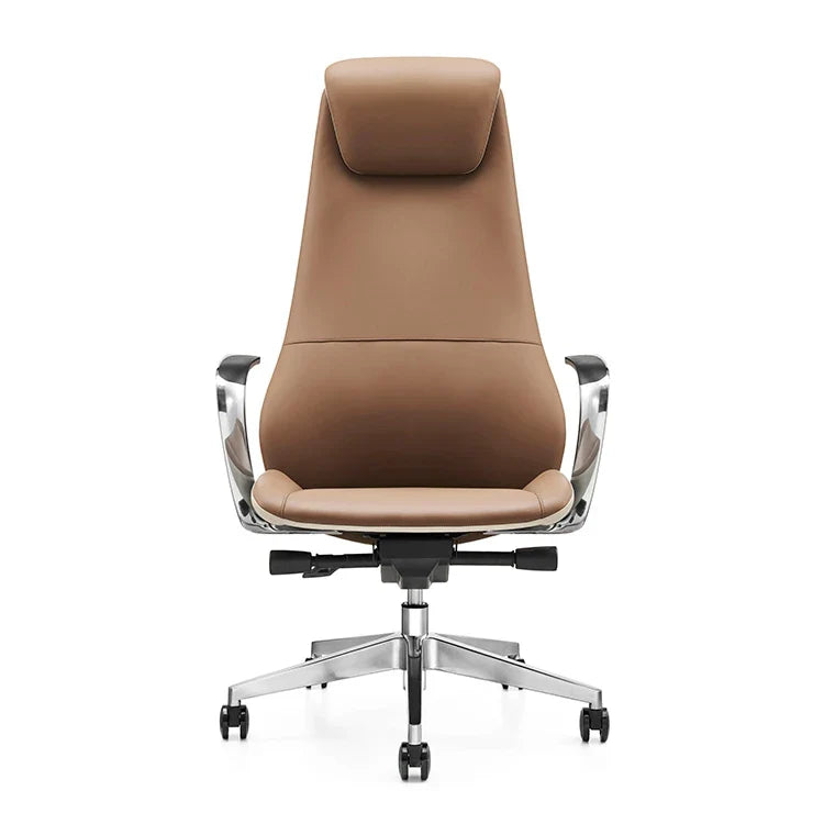 HKM-021075 Ergonomic High Back Executive Chair with Multi-Functional Design and PU Leather Upholstery