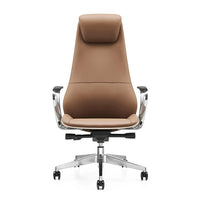 HKM-021075 Ergonomic High Back Executive Chair with Multi-Functional Design and PU Leather Upholstery
