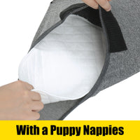HKM-0211517 Post-Sterilization Pet Dog Vest in Grey and Wine Red - Polyester Fabric, Multiple Sizes Available