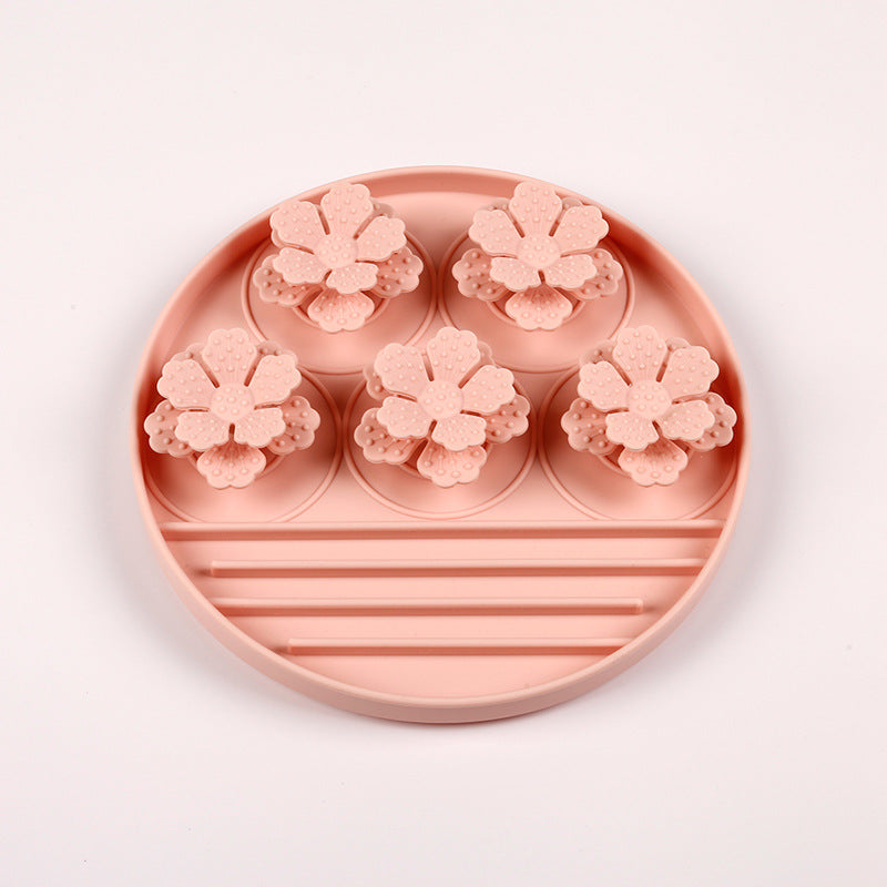 HKM-0213309 Silicone Pet Licking Pad Suction Bowl in Various Colors for Dogs and Cats