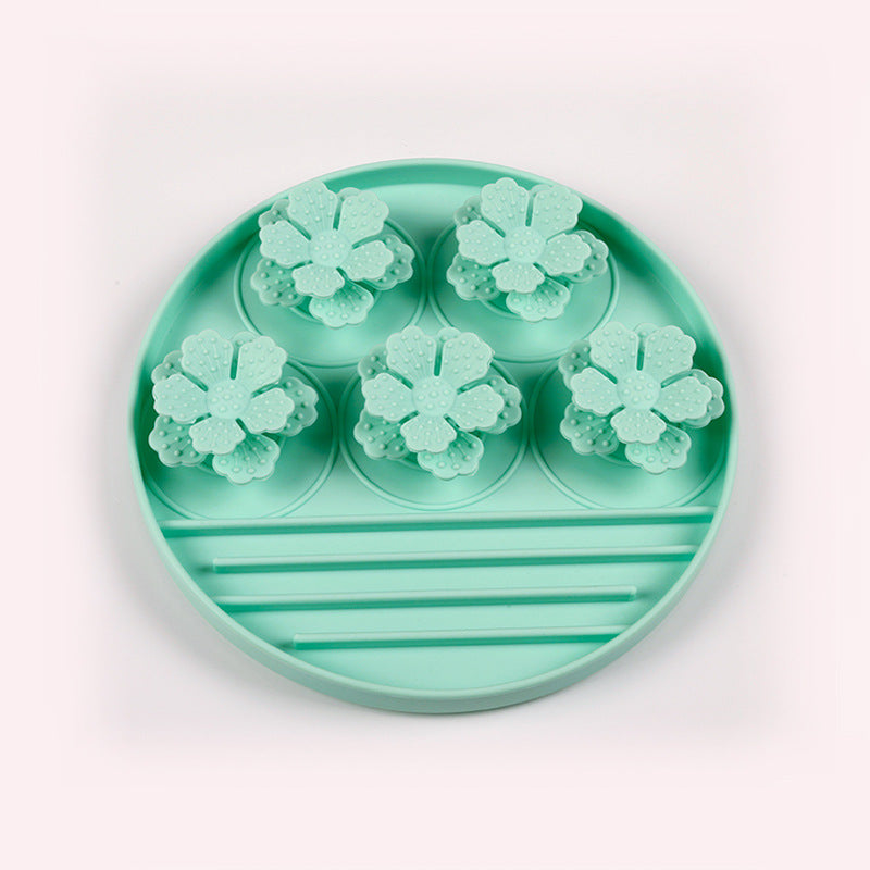 HKM-0213309 Silicone Pet Licking Pad Suction Bowl in Various Colors for Dogs and Cats