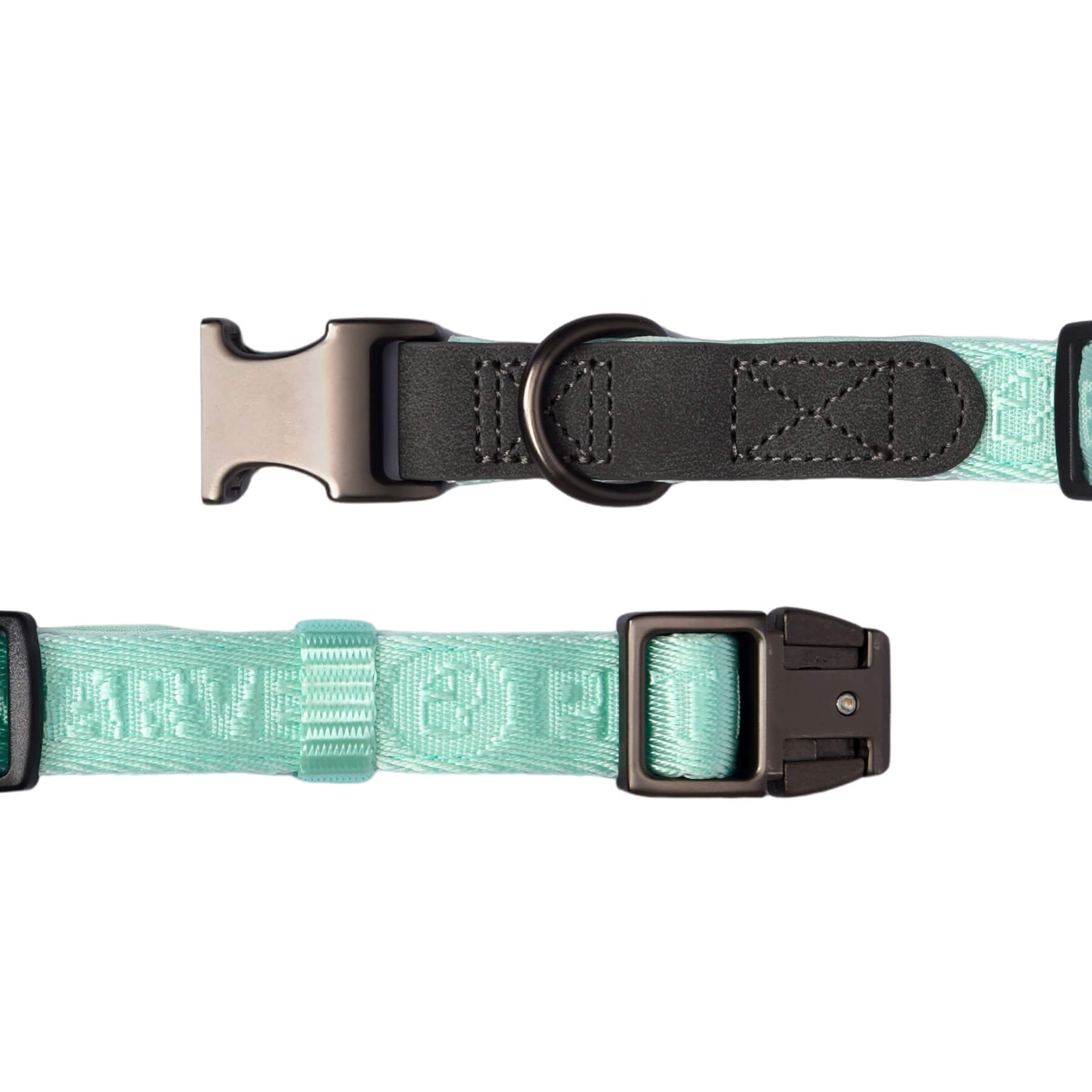 HKM-0214589 Adjustable Neoprene Padded Dog Collar with Side-Release Buckle and D-Ring, 1 Inch Wide