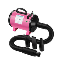 HKM-021459 High Velocity Low Noise Pet Dryer for Cats and Dogs - 3200W Metal Surface Blower