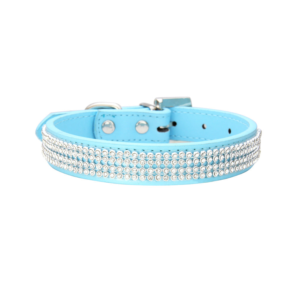 HKM-0215101 Waterproof PU Fabric Pet Drill Collar - Available in Multiple Sizes