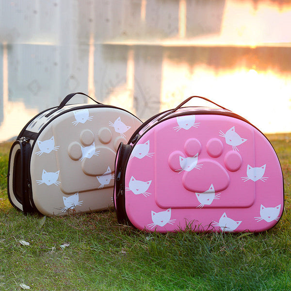 HKM-0215357 Breathable Foldable Pet Backpack for Cats and Dogs - Multiple Sizes and Colors Available