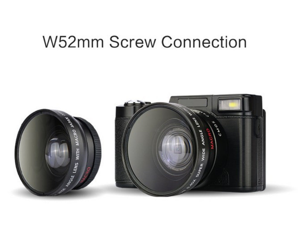 HKM-021587 27K HD Flip Screen Digital Camera with 30MP Resolution and Wide-Angle Lens Options