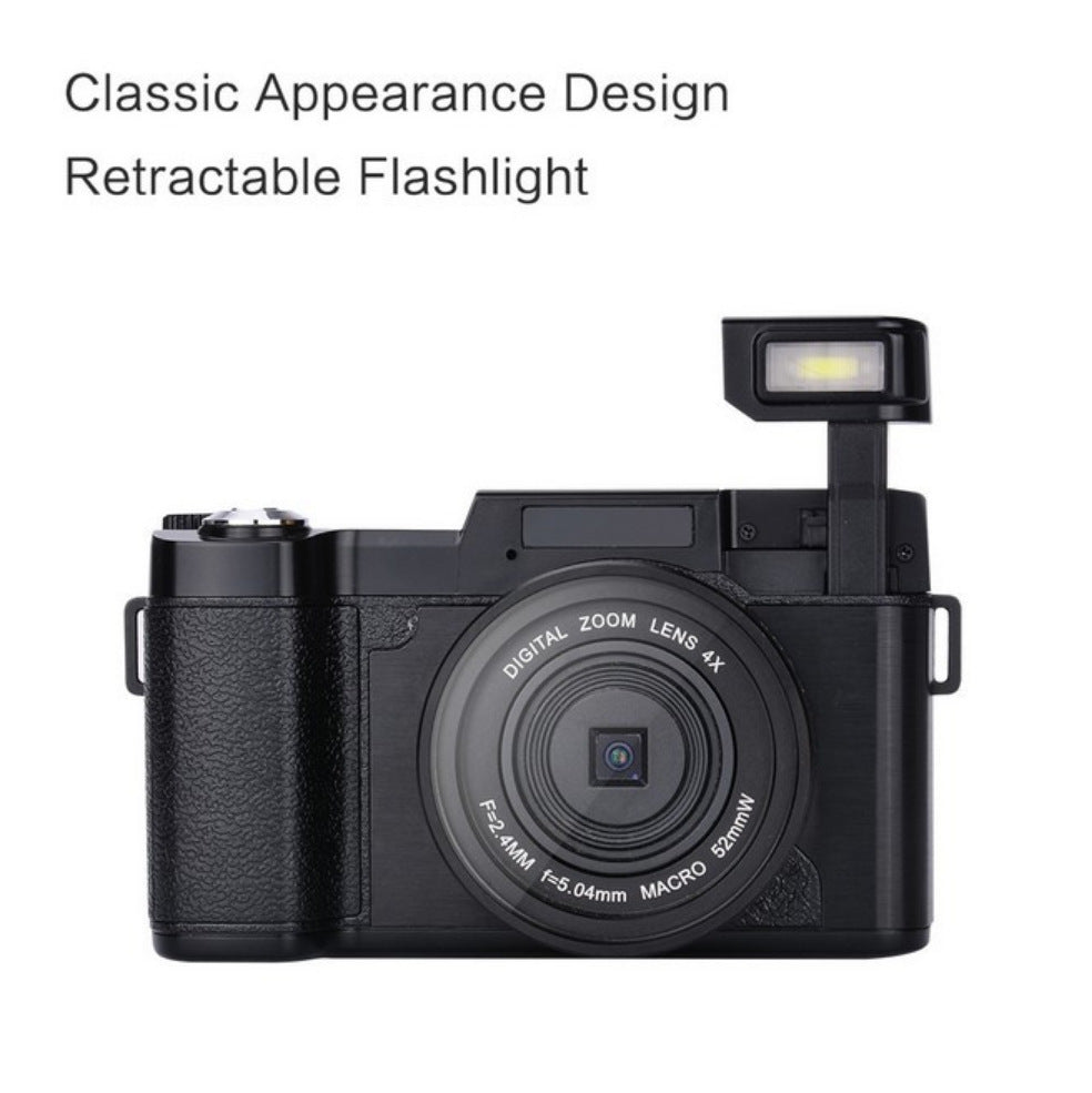 HKM-021587 27K HD Flip Screen Digital Camera with 30MP Resolution and Wide-Angle Lens Options
