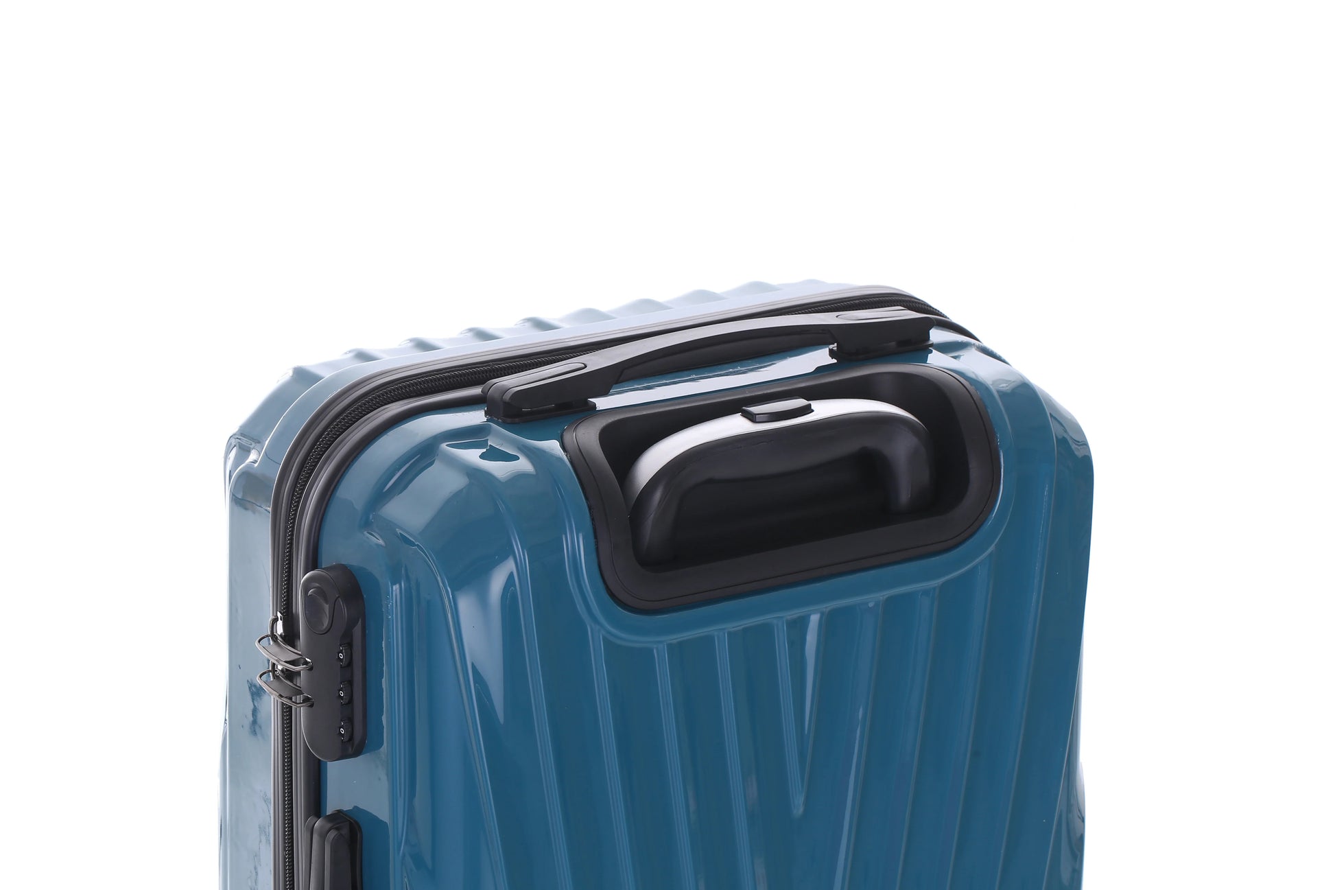 HKM-021587 Universal 20/24/28 Inch ABS+PC Trolley Luggage Suitcase with Smooth Wheels for Travel