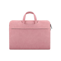 HKM-021907 Matte PU Zipper Handbag for Laptops and Travel Essentials