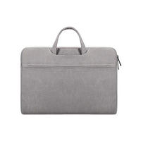 HKM-021907 Matte PU Zipper Handbag for Laptops and Travel Essentials