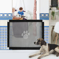HKM-0220477 Portable Pet Safety Isolation Net for Indoor and Outdoor Use - 80cm x 100cm Reinforced Fiber and Polyethylene Fence