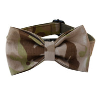 HKM-0220861 Camouflage Dog Leash and Collar Set with Bow Accessories
