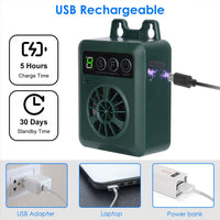 HKM-0222141 Ultrasonic Dog Bark Control Device with Adjustable Frequency and Sensitivity - 49.2 Feet Range