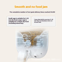 HKM-0222653 Automatic Pet Feeder with Remote Camera for Hamsters and Rabbits - Food Grade Materials, Battery & Plug-In Options