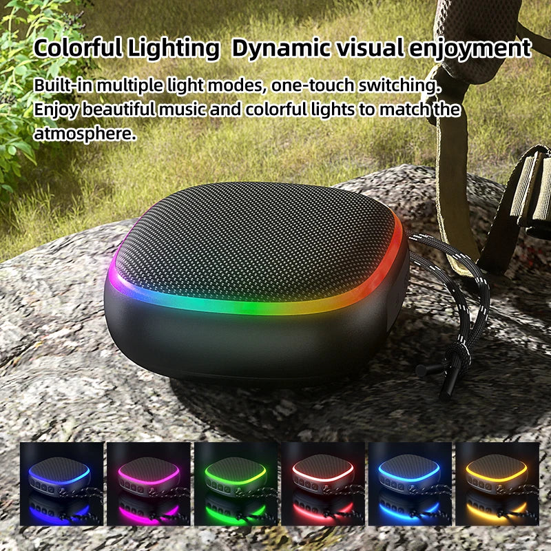 HKM-022355 Portable Wireless Speaker with Bluetooth 5.3, Compact Hifi Design for Sports and Parties