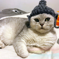 HKM-0223677 Cute Knitted Cat Hat for Pets - Available in Various Sizes