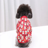 HKM-0223933 Stylish Two-Leg Pet Kimono Sweater for Small and Medium Dogs and Cats