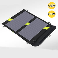 HKM-022419 Solar Powered Charger for Mobile Phones and Tablets - 5V14W and 5V20W Output, Oxford Cloth Design
