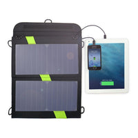 HKM-022419 Solar Powered Charger for Mobile Phones and Tablets - 5V14W and 5V20W Output, Oxford Cloth Design