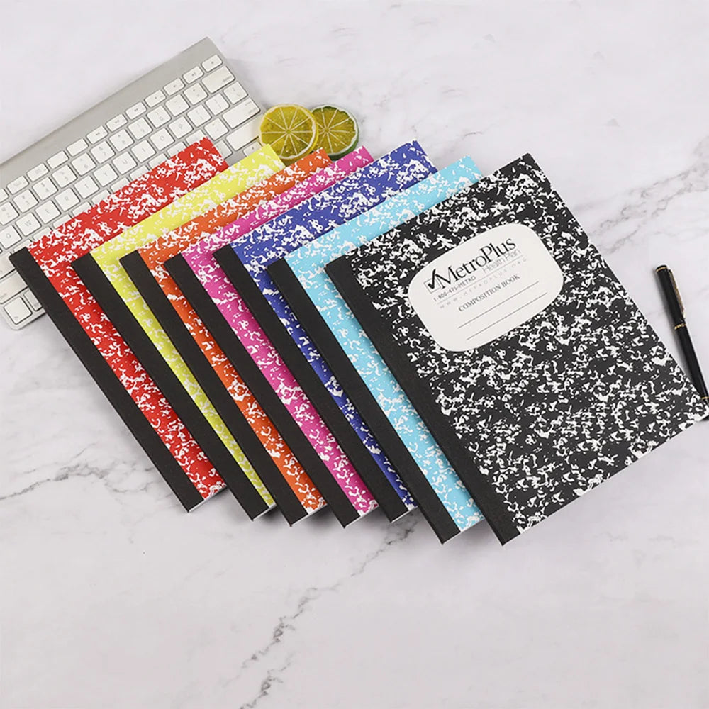 HKM-022483 Custom Printed A5 Academic Composition Notebook with 30 Pages of 80gsm Woodfree Ivory Paper