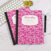 HKM-022483 Custom Printed A5 Academic Composition Notebook with 30 Pages of 80gsm Woodfree Ivory Paper