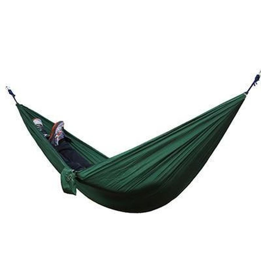 HKM-022547 Portable Double Backpacking Hammock - Nylon Parachute for Outdoor Adventures