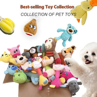 HKM-0227261 Plush Dog Toy for Molar Relief with Bite Resistance and Vocalization