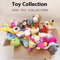 HKM-0227261 Plush Dog Toy for Molar Relief with Bite Resistance and Vocalization