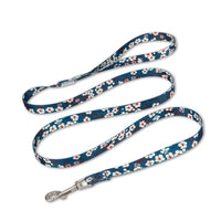HKM-0228413 Floral Pattern Hand-Held Rope for Cats and Dogs - Durable Nylon Design, 1.3cm Width, 120cm Length