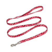 HKM-0228413 Floral Pattern Hand-Held Rope for Cats and Dogs - Durable Nylon Design, 1.3cm Width, 120cm Length