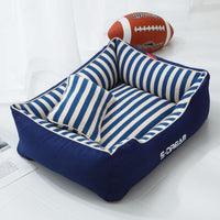 HKM-0228669 Removable and Washable Dog Kennel Mat with Mini Pillow - Four Seasons Design, Various Sizes Available