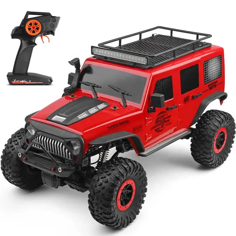 HKM-022931 4WD Remote Control Climbing Vehicle Toy - High Speed 1/10 Scale Off-Road Car for Ages 5 and Up