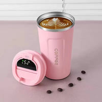 HKM-022931 Stainless Steel Travel Coffee Mug with Intelligent Temperature Display