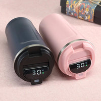 HKM-022931 Stainless Steel Travel Coffee Mug with Intelligent Temperature Display