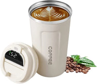 HKM-022931 Stainless Steel Travel Coffee Mug with Intelligent Temperature Display