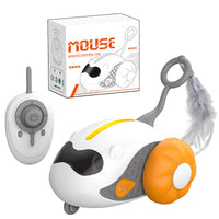 HKM-0229437 Remote Control Cat Teaser Toy with Charging Cable and Replacement Feathers