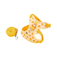 HKM-0230973 Pet Chest and Back Leash with Traction Rope - Available in Duck and Elephant Colors, Sizes S and M