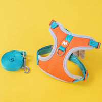 HKM-0230973 Pet Chest and Back Leash with Traction Rope - Available in Duck and Elephant Colors, Sizes S and M